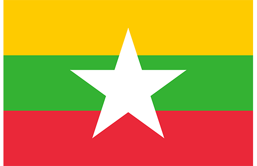 Flag Burma Event decor