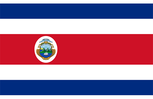 Flag Costa Rica Event decor