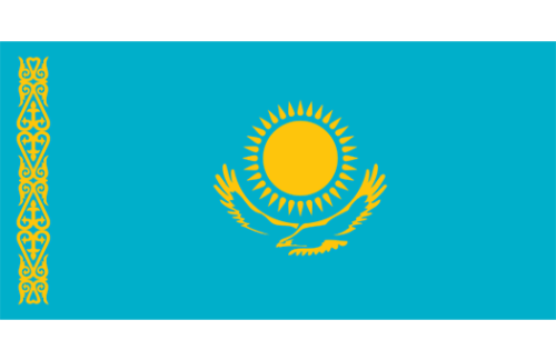 Kazakhstan 3x5 Nylon