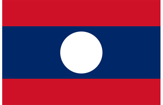 Flag Laos Event decor