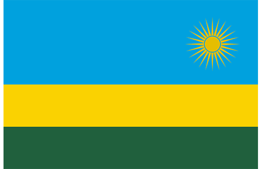 Flag Rwanda Event decor