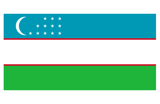 Flag Uzbekistan Event decor