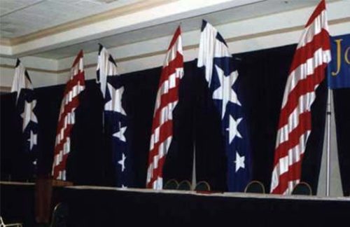 Flutter Flag, Blue with White Stars (ripstop)