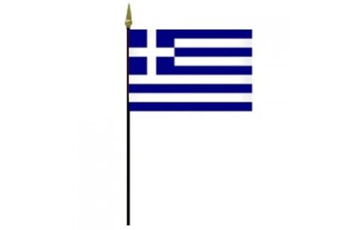 Greece Flag on 2ft Stick