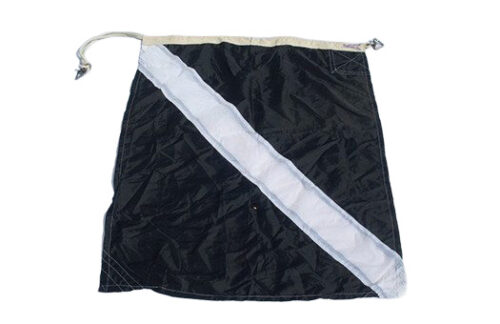Square Signal Flag on Rope