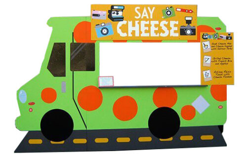 Gourmet Food Trucks - Green and Orange