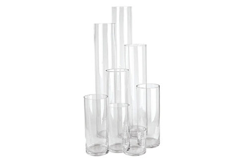 10" Glass Cylinder Vase