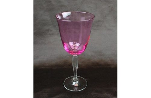 Lido Pink Water Glass