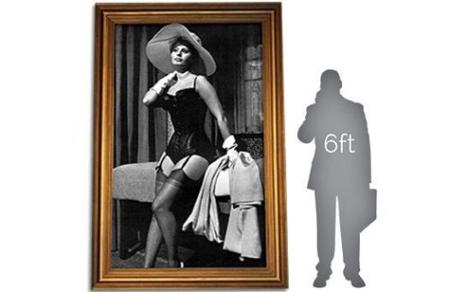 Sophia B/W Photo Gold Frame