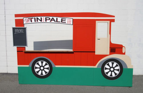 Vintage Food Trucks Red