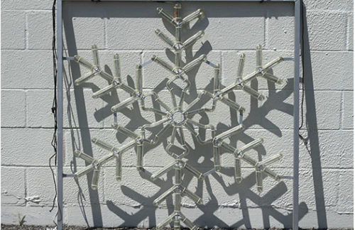 Large Snowflake Lights, 4'