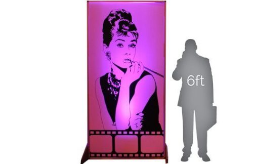 Lit Silhouette Wall, Audrey
