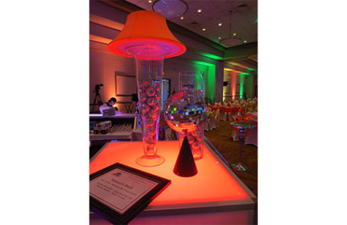 Rotating Disco Ball Centerpiece