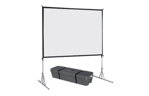 Projection Screen 7.5' x 10' Fast Fold F/R w/ Dress Kit