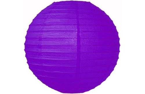 Paper Lantern, 18" Purple