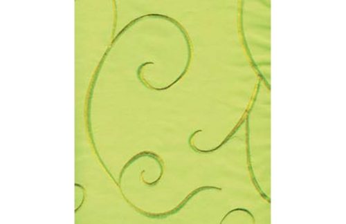 90" Square, Nova Swirl Apple Green