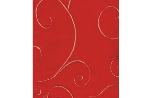 90" Square, Nova Swirl China Red