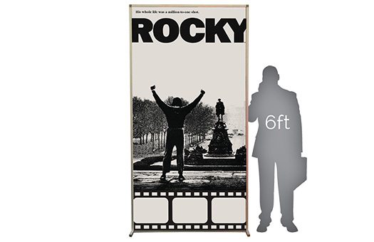 Lit Props 1970s Rocky MoviePoster 4x8 wall large