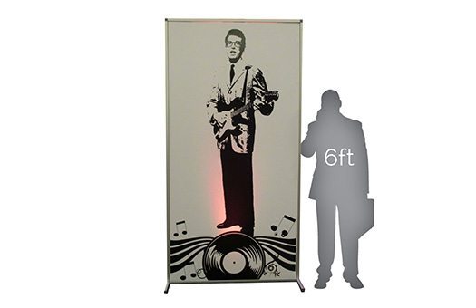 Lit Props buddy holly 50s 4x8 wall Large