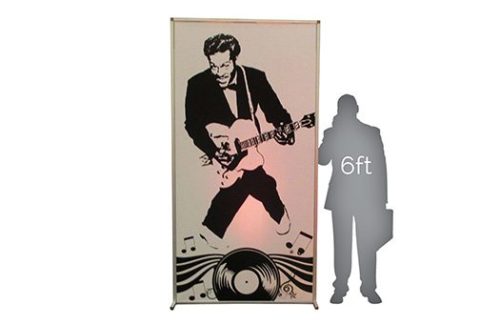 Lit Silhouette Wall, Chuck 50s