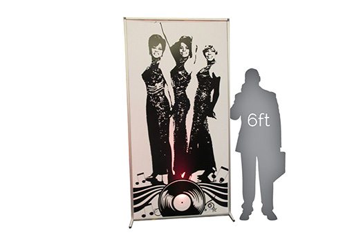 Lit Props the supremes 50s 4x8 wall Large