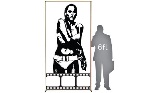 Lit Silhouette Wall, Spy 4x8