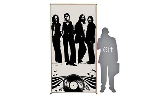 Lit Silhouette Wall, The Four, 60s 70s