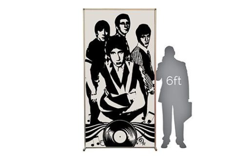 Lit Silhouette Wall, Who 4x8
