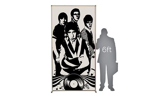 Lit Wall The Who 4x8 1960s British Invasion Large