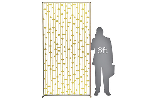 Lit products gold geometric Large