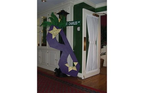 Mardi Gras Mask, 2D, Purple