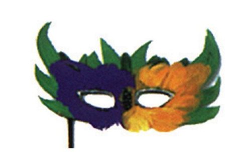 Personal Mardi Gras Mask, Feathered