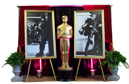 Movie Stars small gold frame 3x4ft Actor Errol Flynn Float Large