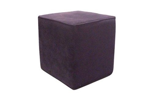 18" Cube Ottoman, Purple
