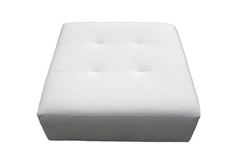 White Lounge Ottoman