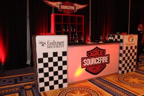 Lit Aluminum Pedestal w/ Checkered Sides