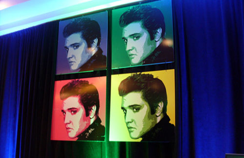 Lithograph Wall: King of Rock, 4x8