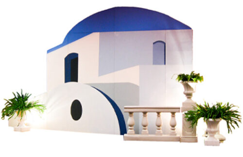 Santorini Island Building Set