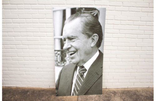 B&W Portrait, Richard Nixon