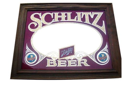 "Schlitz Beer" Mirror
