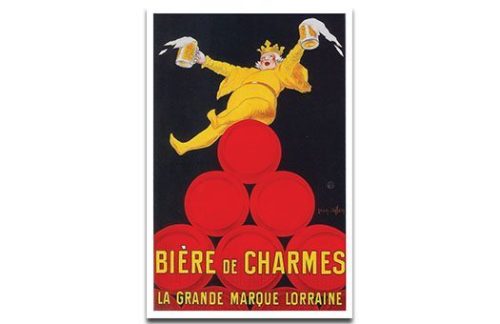 French Lithograph, Biere De Charmes