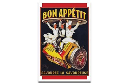 French Lithograph, Bon Appetit