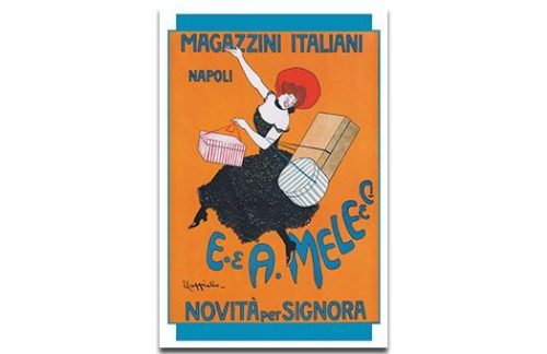 French Lithograph, Magazzini Italiani