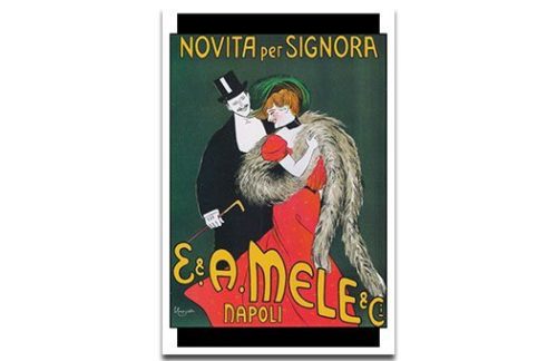French Lithograph, Novita Signora