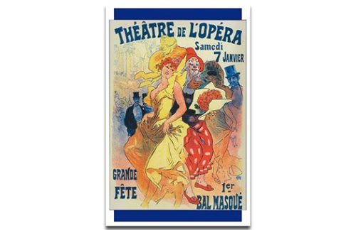 French Lithograph, Theatre de L'Opera