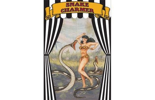 Side Show Banner/Sign, "Snake Charmer"