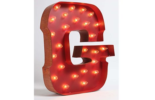 Signs carousel light up G Large