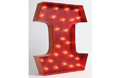 Carousel Shadow Box Letter "I"