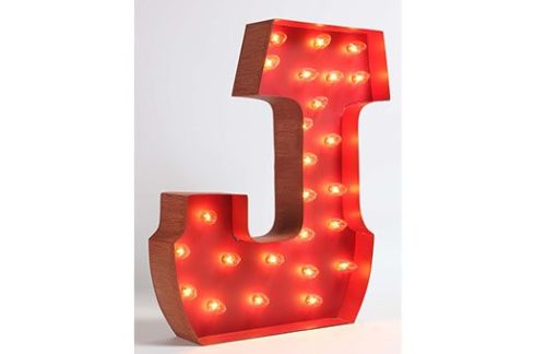 Carousel Shadow Box Letter "J"