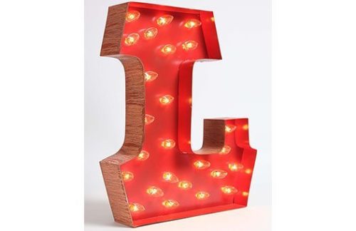 Carousel Shadow Box Letter "L"